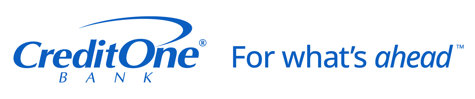 Credit One Bank For What’s Ahead Logo