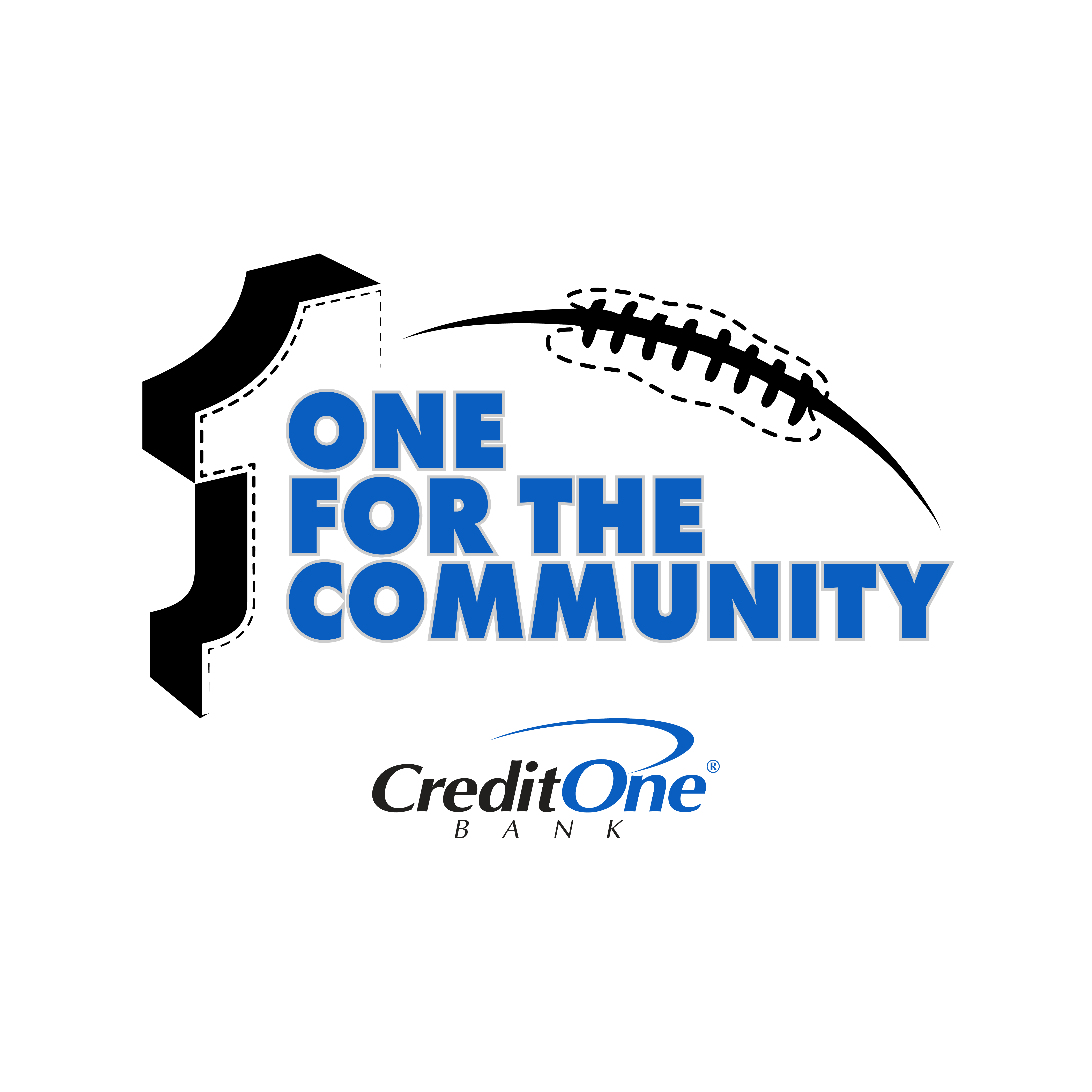One For The Community check presentation event