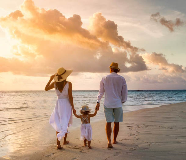 Beach Family